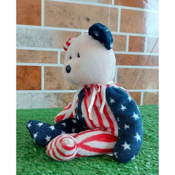 American Icons Hero and Spangle July 4th Ty Beanie Babies - Picture 9 of 10